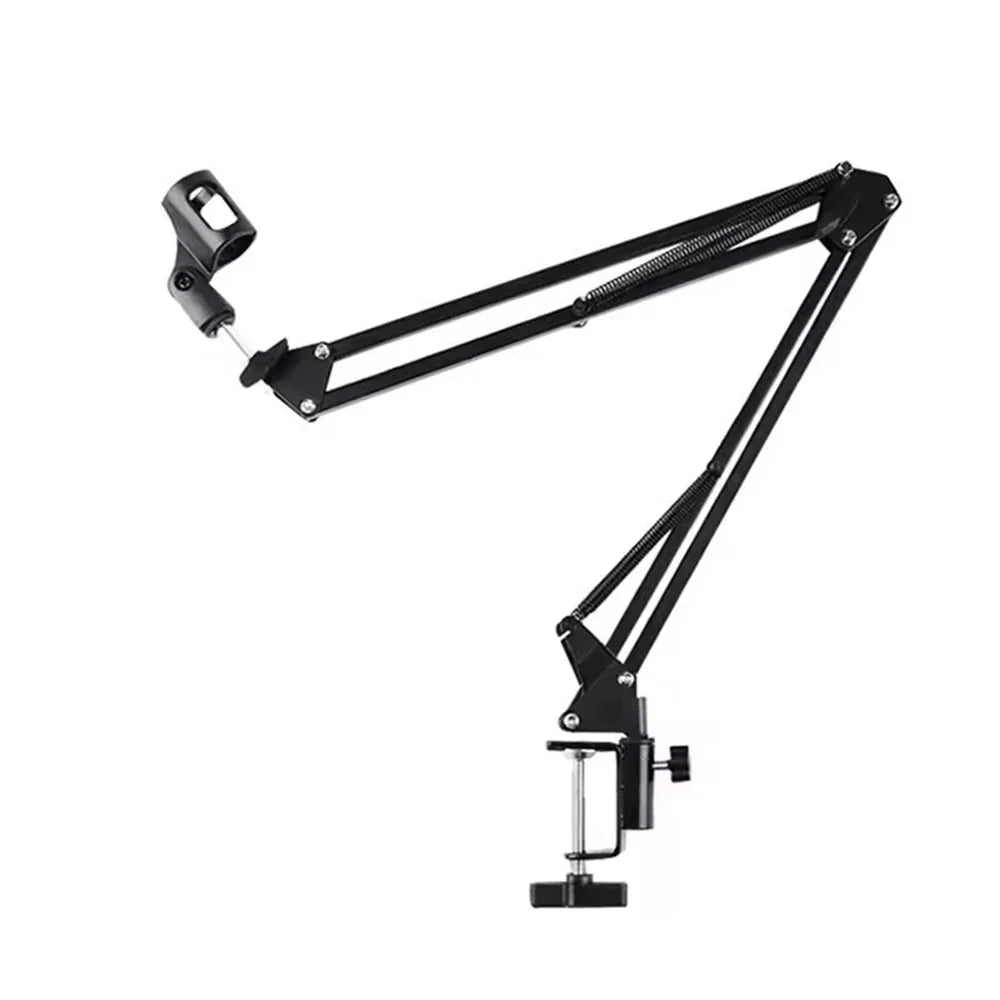 BSLIUFANG Professional Flexible Scissor Arm Microphone Stand – Adjustable Desktop Boom Holder for Podcast/Streaming/Youtube