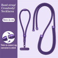 Universally Minimalist Wrist Strap Phone Crossbody Lanyard With Adjustable Drop-Proof DesignTether Tabs For All Mobile Phones