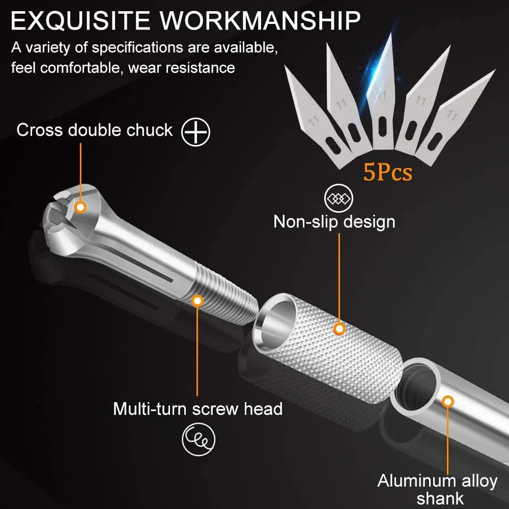42 in 1 Model Building Tool Set Combo Accessories Kit Cut Tweezers Plier for Gundam Military Hobby DIY Grinding Polishing Drill