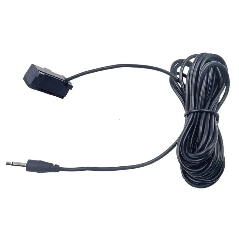 Car Audio Clip Microphone 3.5mm Jack Plug Wired External Mini Mic Overhead Console For Aftermarket Android Multimedia
