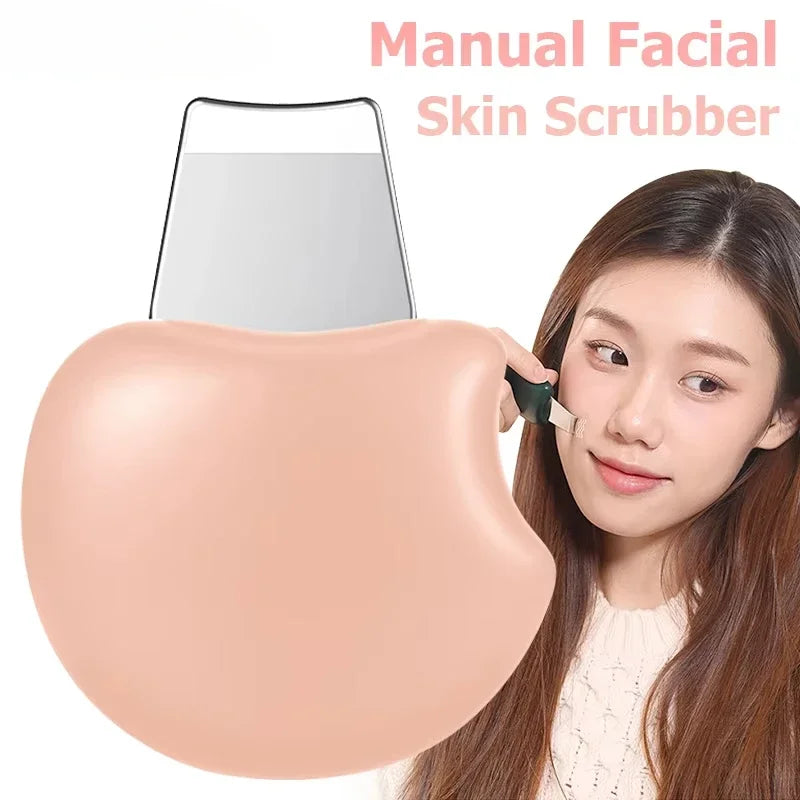Portable Face Blackhead Spatula Exfoliator Deep Cleansing Tool Double-Headed Blackhead Remover Pore Cleaner Spatula Skin Care