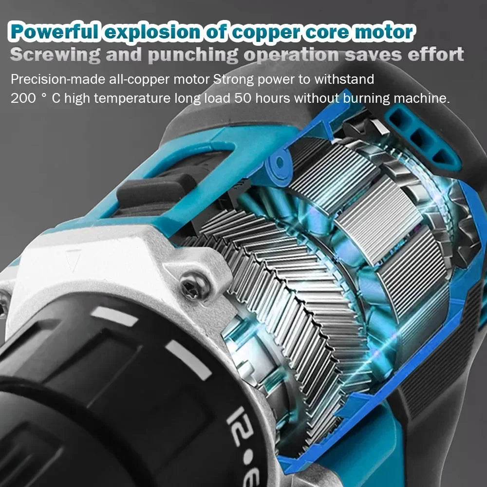 Makita Original DDF487 Cordless Driver Drill 18V Brushless Electric Impact Screwdriver Rechargeable Power Tool makita 18v tools