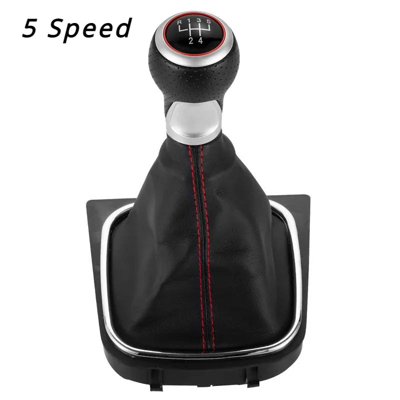 Car Gear Shift Knob Stick Knob HandBall Lever Shifter 5 6 Speed For Volkswagen VW Golf 5 6 MK5 MK6 R32 GTI 04-09 Scirocco(2009)
