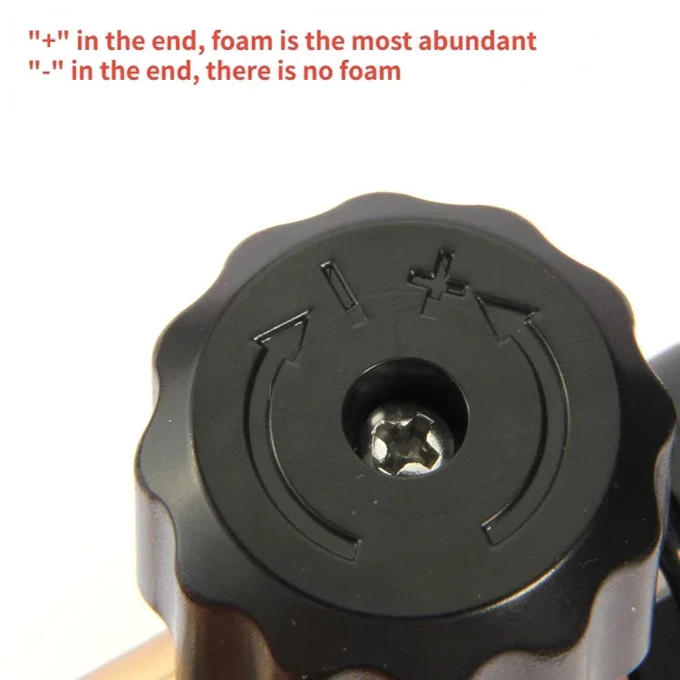 Car Cleaning Foam Gun 1/4 Quick Connector Adjustable 1L High Pressure Soap Foamer Foam Lance Car Washer