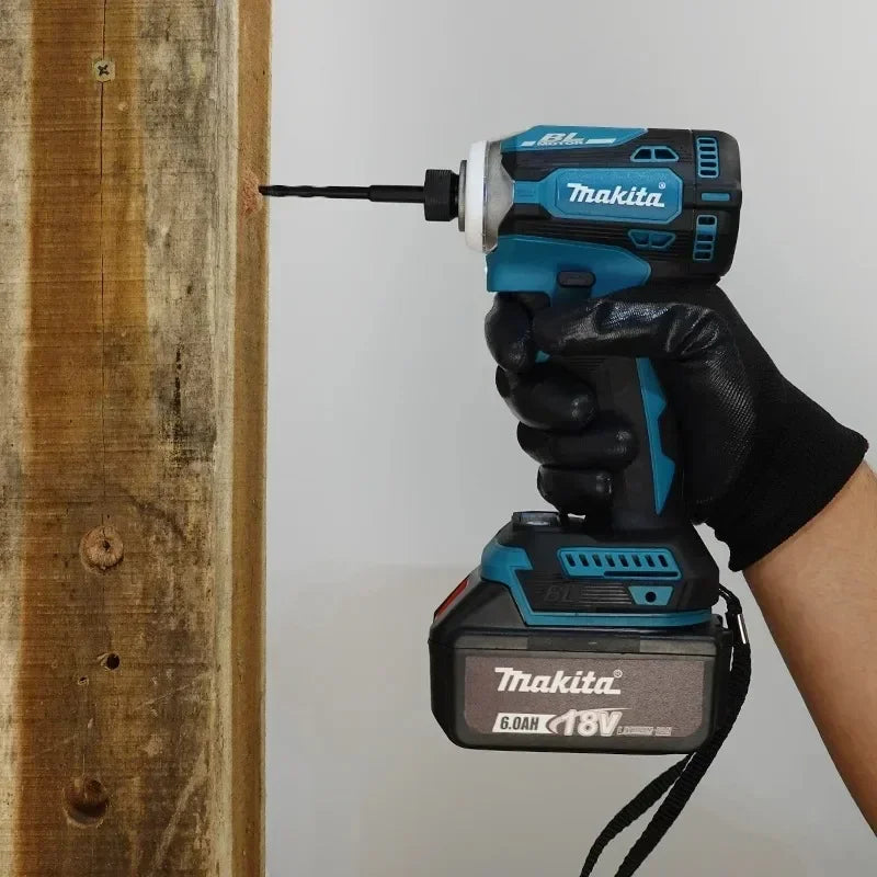 Makita DTD173 18V Cordless Brushless Impact Driver 180Nm Electric Drill Screwdriver with LED Light Multi-function Household Tool