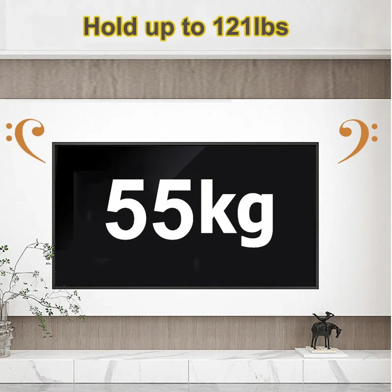 BEISHI TV Wall Mount Bracket for 40-80 Inch LED, LCD, OLED Flat Curved TVs TV Mount with Dual Swivel Arm Extend Tilting Rotation