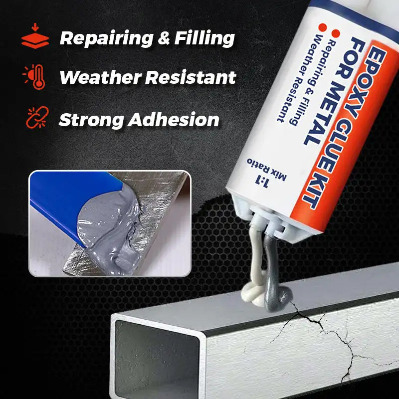 Epoxy Glue Kit For Metal Repair Agent AB Glue Sealant Heat Resistance Casting Welding Glue Strong Adhesive