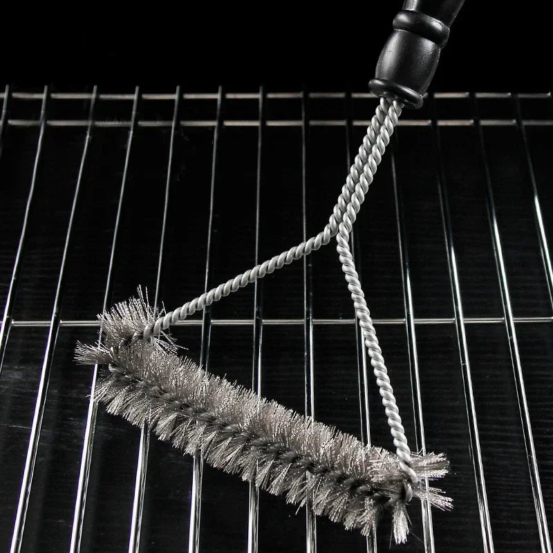 Barbecue Brush Cleaning Tool Stainless Steel Non Stick Cleaning Brush Barbecue Accessories Stainless Steel Wire Barbecue Brush