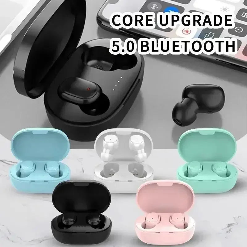 A6S original TWS Wireless bluetooth headset 5.0 Earphone sport Earbuds Headset With Mic For Xiaomi Samsung Huawei LG smartphone