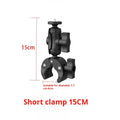 Panoramic sports camera motorcycle mount suitable for GoPro DJI Insta360 handlebar selfie stick fixing bracket accessories