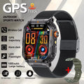 2026 New Smart Watch 2.00inch HD Display Bluetooth Call LED Flashlight Multiple Sports Modes Pedometer Men's Sports Smartwatch