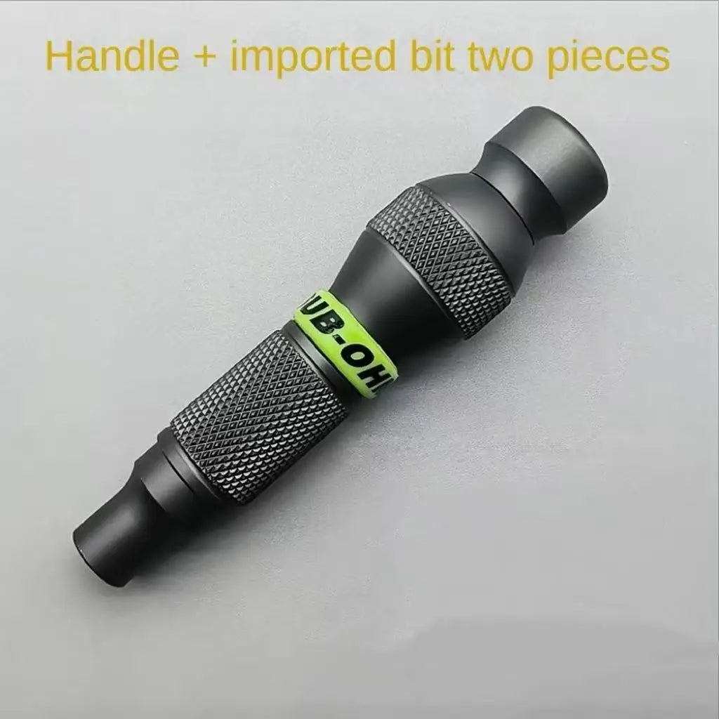 Metal screwdriver multi-purpose wrench 6.35 batch head aluminum alloy household cross handle precision portable wrench