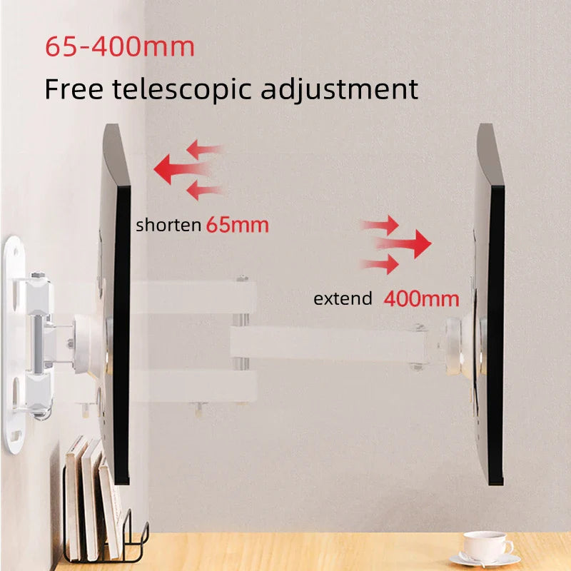 Retractable Universal TV Mounts Wall Mount Bracket Load Up to 15KG For 14 to 37 inches LCD Monitor TV Stand Expansion Bracket