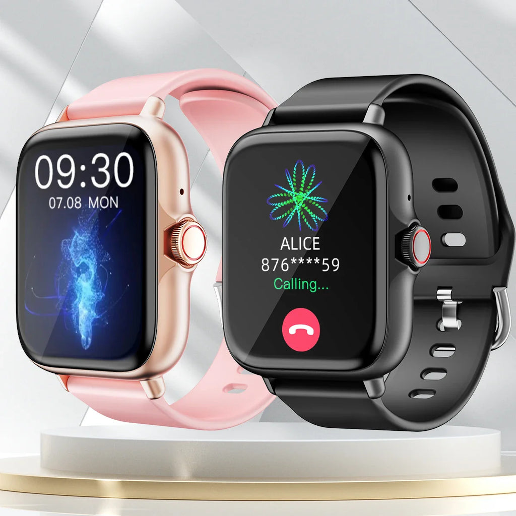 Smartwatch Wireless Call Waterproof Fitness Watch Sleep Message Reminder Heart Rate Blood oxygen for iPhone Android Men Women