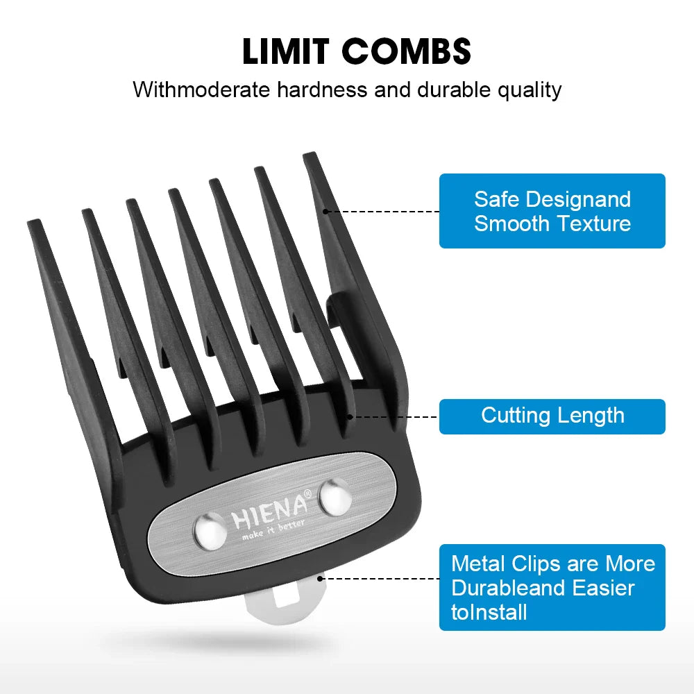New Version Clipper Guards Set Compatible with Most Wahl Clippers with Holder Clipper Professional Hair Clipper Combs Guides