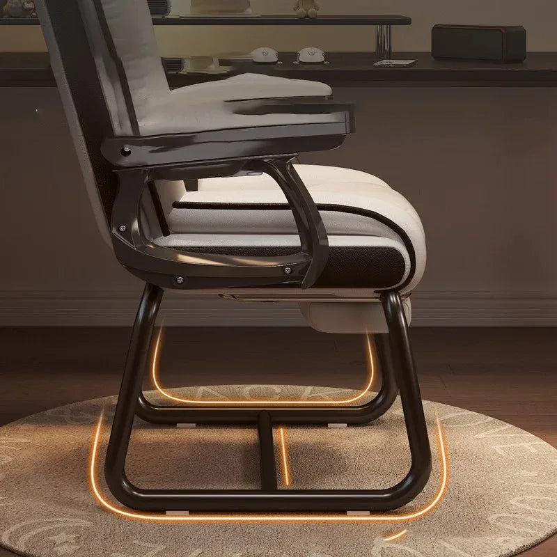 Computer Chair Gamer Chair Comfortable Ergonomic Bow-shaped Chair Sedentary Office Meeting Dormitory Chairs Home Desk Stool