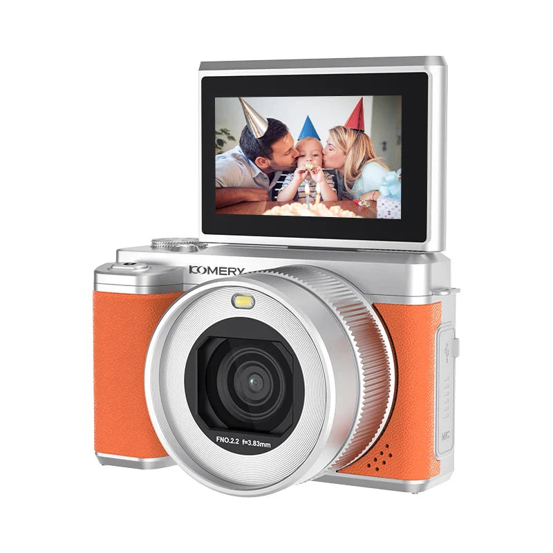 18X 80MP Digital Camera Flip Screen Front Rear Dual Lens Selfie Vlog Camcorder 4K Camera For Livestream Wide Angle Macro Lens