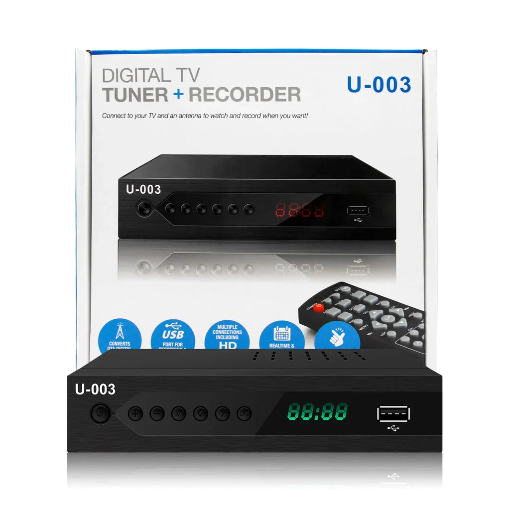 UBISHENG ATSC Digital TV Free Digital Channels Converter Box Digital Terrestrial Set Top Box with HD Output HDTV TV Tuner