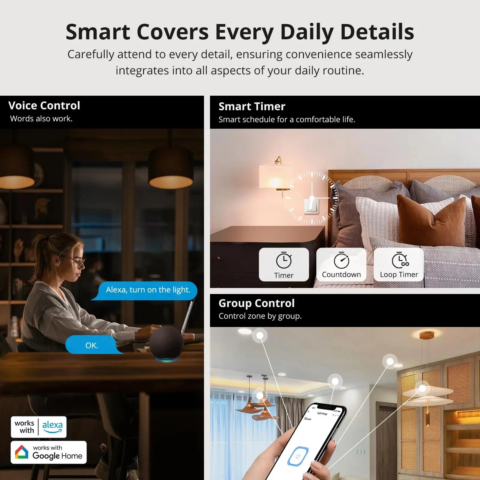 SONOFF ZBMINIR2 Extreme Zigbee Smart Switch Detach Relay External Switch Remote Control via eWeLink Compatible With Zigbee Hub