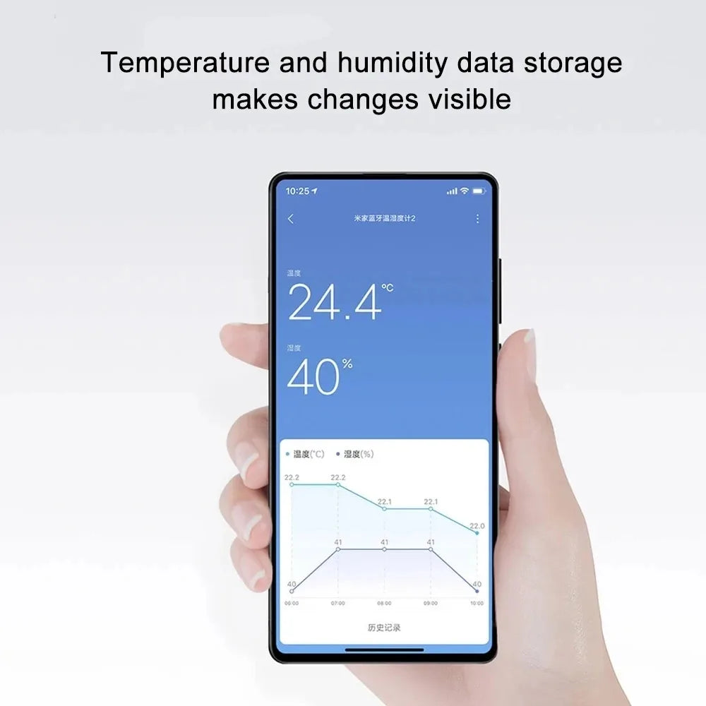 XIAOMI Thermometer 2 Mijia Electric Bluetooth Wireless Smart Hygrometer Thermometer Temperature Detection MI Mijia Home APP