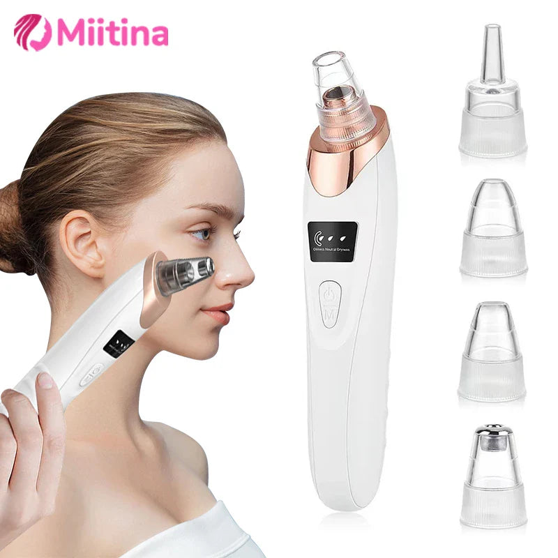 Electric Blackhead Remover USB Face Deep Cleansing Pore Beauty Machine Dead Skin Remover Face Vacuum Blackhead Removal Skin Care