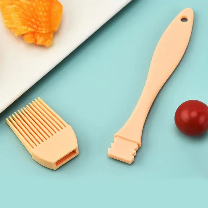 Food Grade Silicone Oil Brush BBQ Barbecue Brush Kitchen Pancake Brush Oil Brush Sauce Brush Kitchen Small Tools