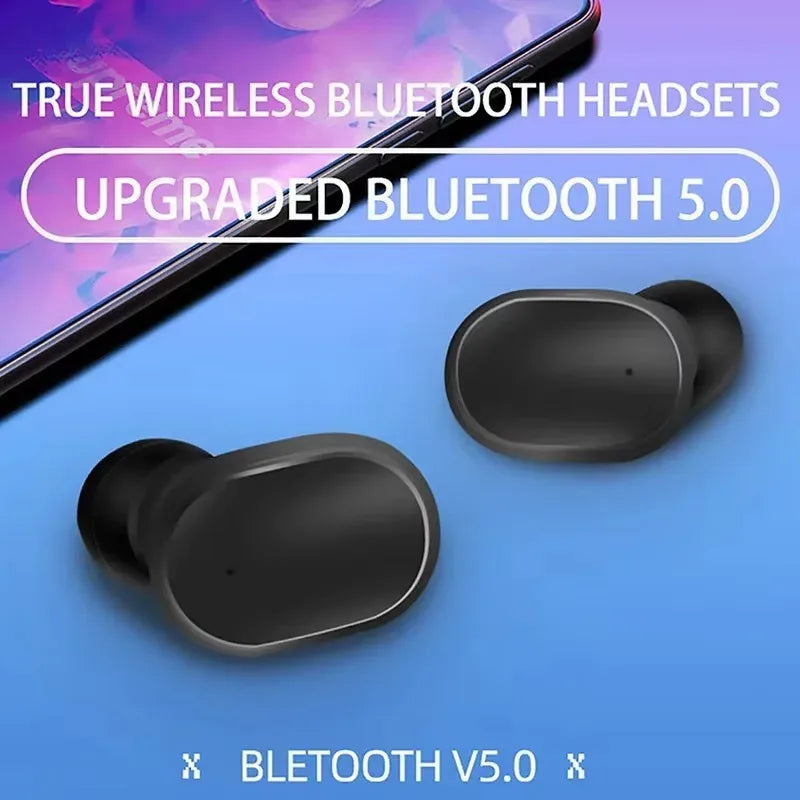 Original A6S TWS Wireless Bluetooth Headset with Mic  Earbuds Bluetooth Headphones
