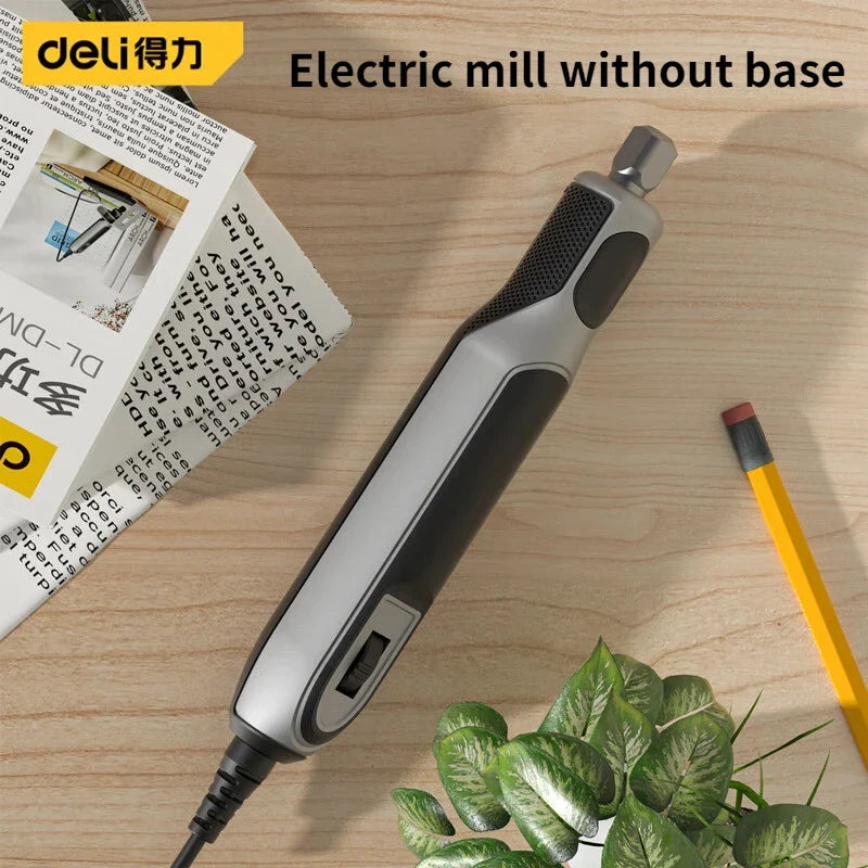 Deli Engraving Pen Grinder 18V 4-speed Regulation Engraver Mini Drill Electric Rotary Tool DIY Drill Grinding Electric Drills