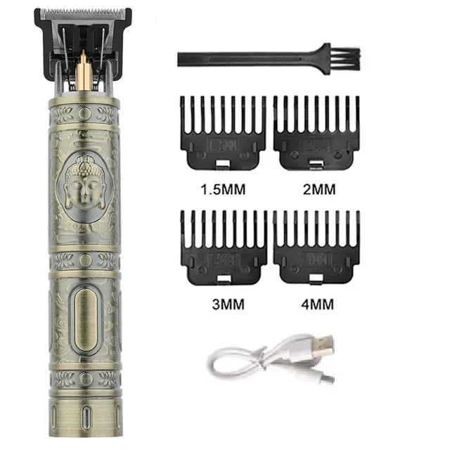 Professional Hair Cutting Machine Vintage T9 Hair Clipper Cutting Machine For Men Shaver Trimmer Rechargeable Carving Mark Razor