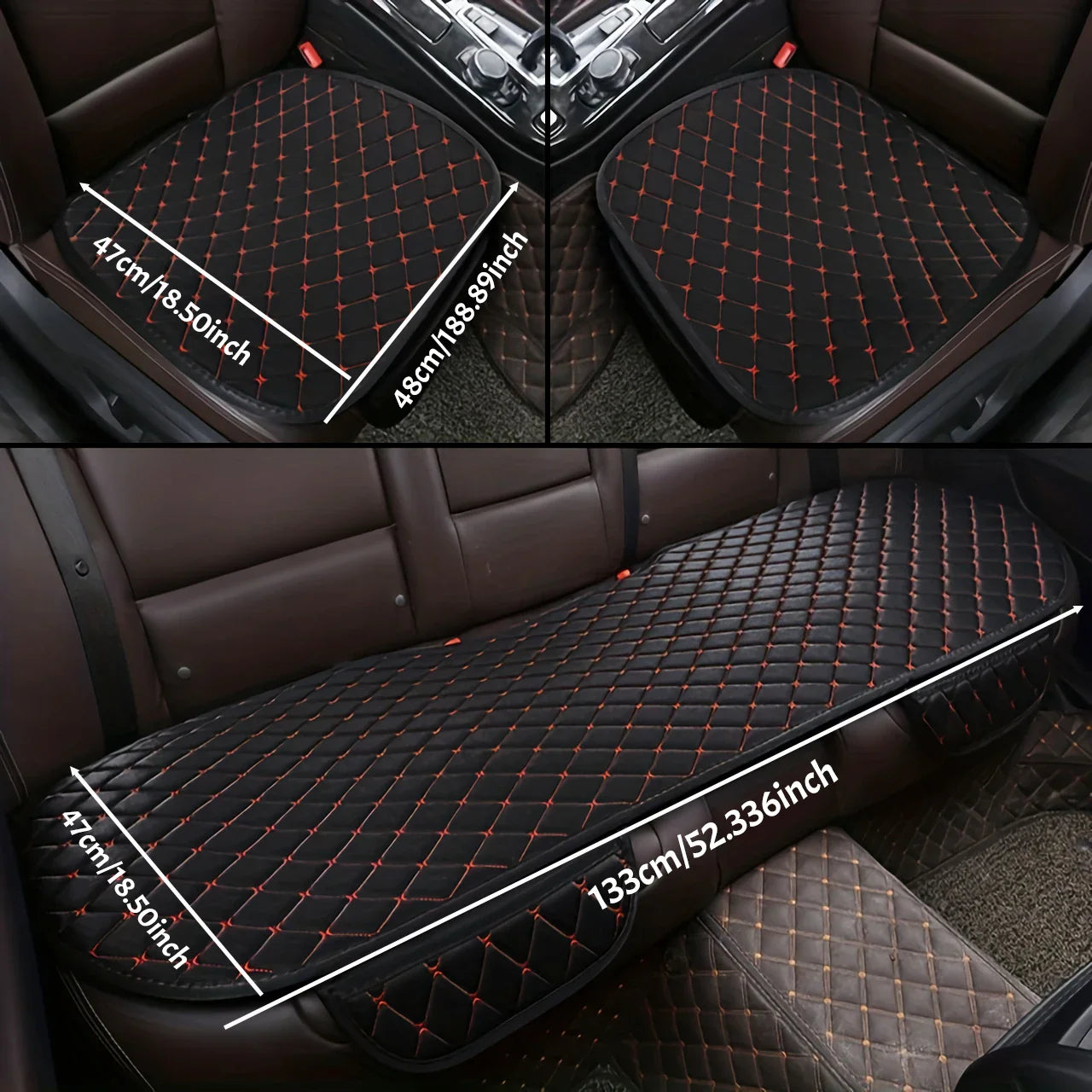 Car Seat Cover/Protector, Car Seat Cushion, Breathable, Comfort, Universal for Most Vehicles, Automotive Interior Seat Protector