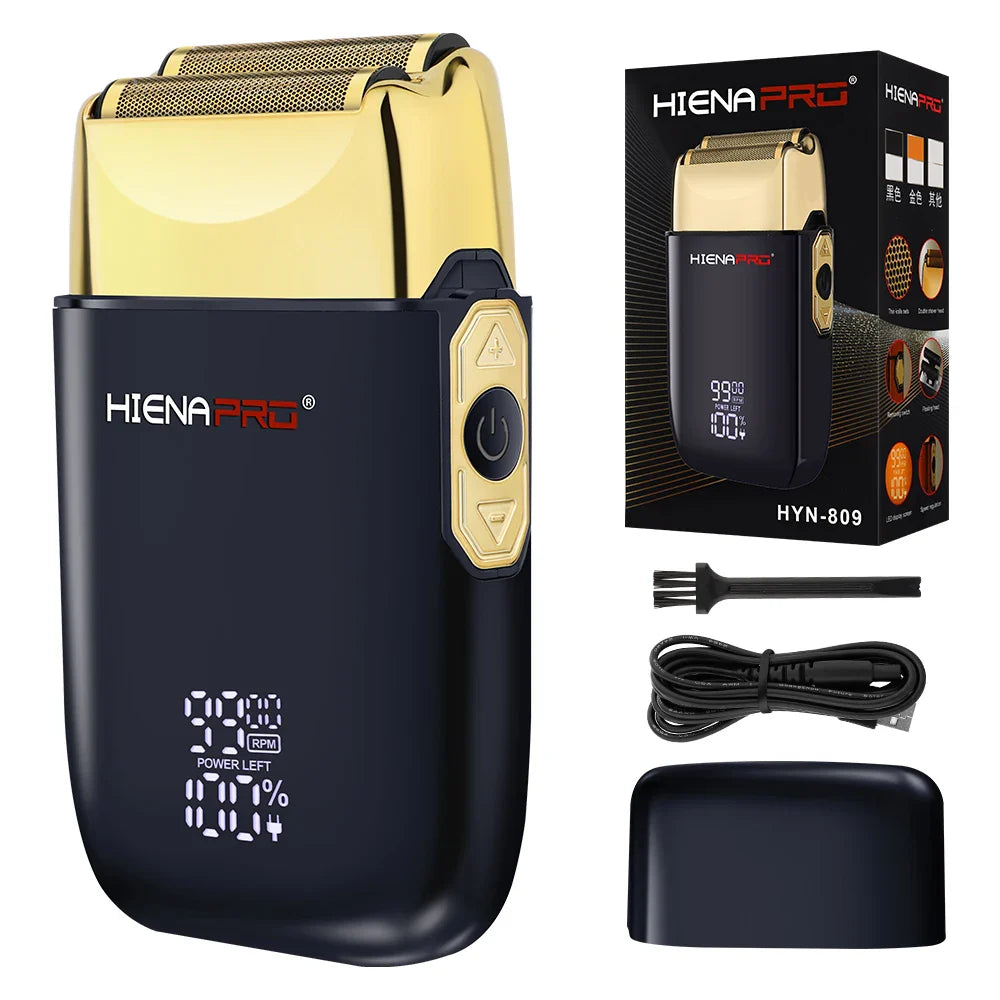 HIENA Hair cutting machine Hair clipperRechargeable Pro Electric Shaver For Men Hair Beard Electric home appliance Christmas