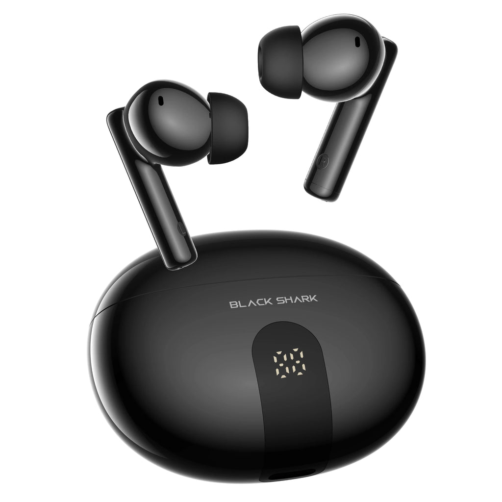 Black Shark T18 Wireless Earphones, Bluetooth 5.3 ANC TWS Earbuds, ENC Call 40h Playback Battery Level Display Hi-Fi Audio IP54
