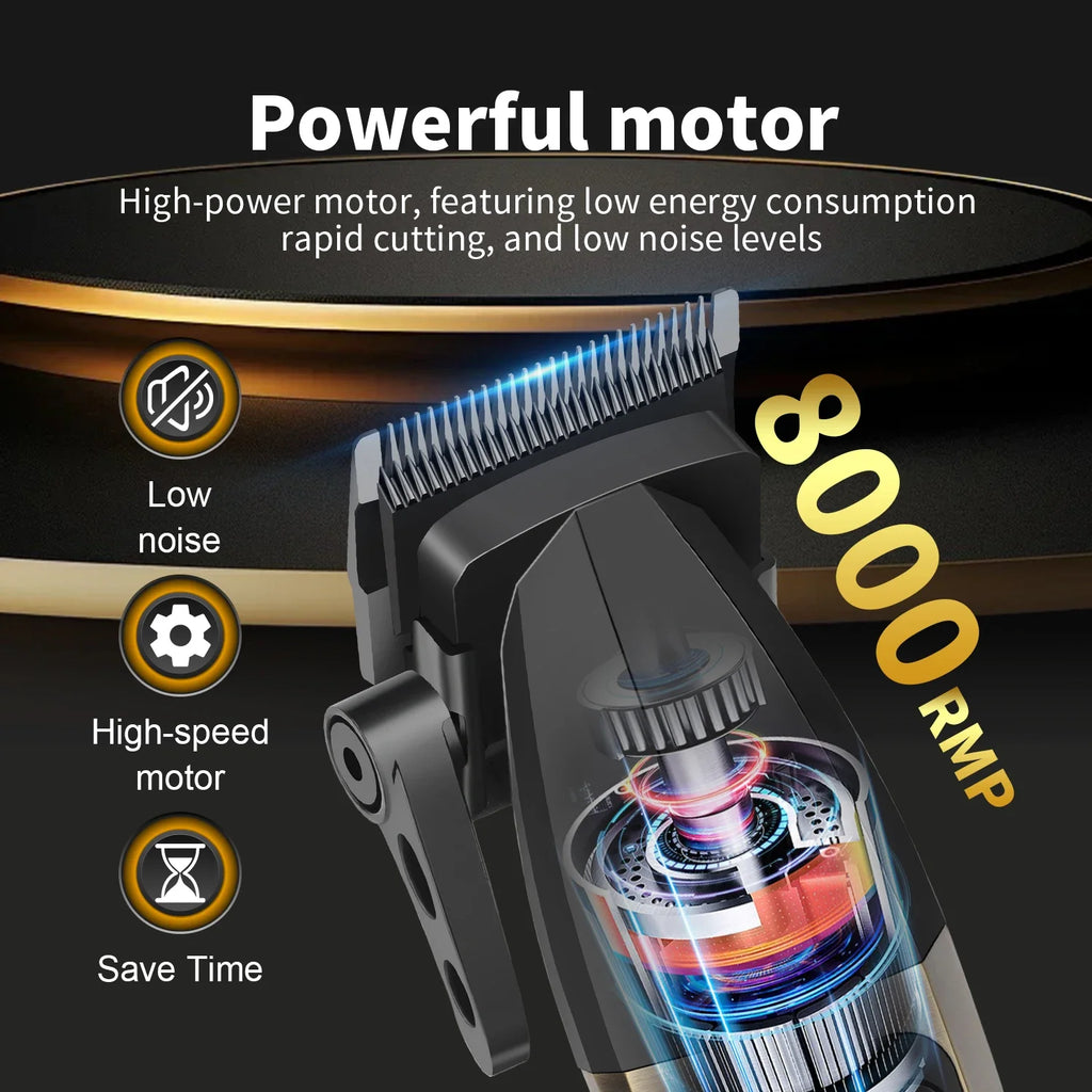 HNICE Hair cutting machine hair trimmer for men Professional Electric Hair Clippers Salons Barbershop Rechargeable accessories