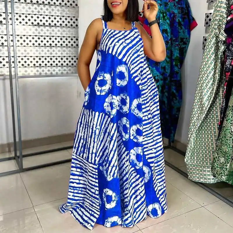 Sleeveless Party Beach Sundress Tank Long Casual Loose Dress