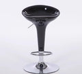 Adjustable Height Swivel Bar Stool Counter Chair PU Leather Backrest Footrest Modern Minimalist Kitchen High Stool