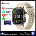 2025 New Military Smart Watch Men IP68 5ATM Outdoor Sports Fitness Tracker Health Monitor 1.81Inch BT Call Smartwatch For Men