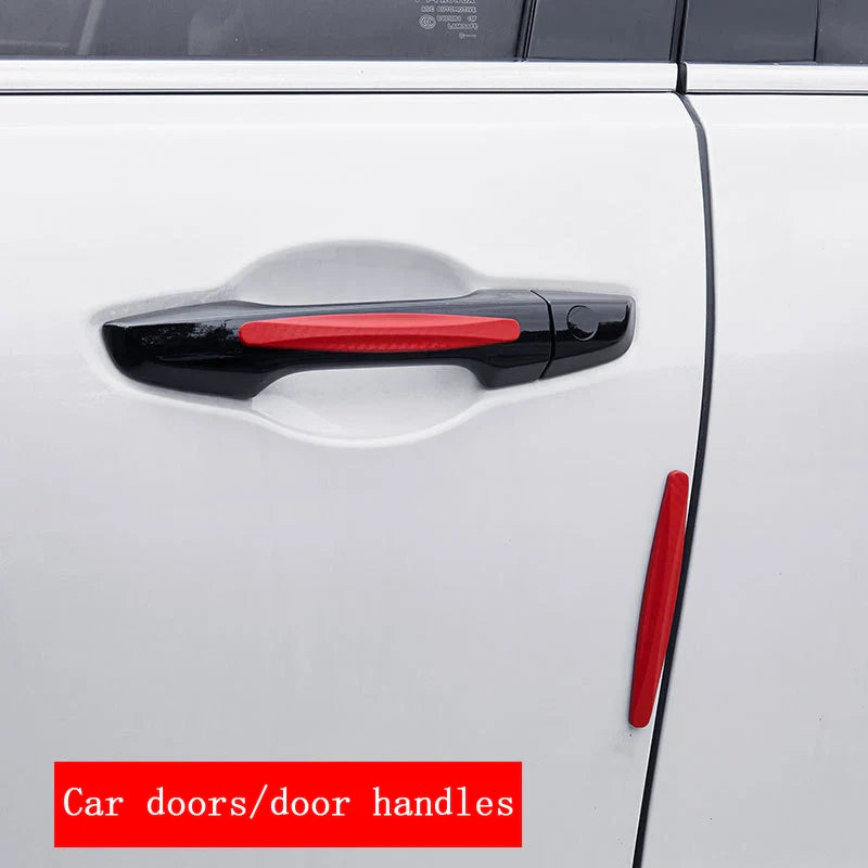 6/4 Piece Universal Front Rear Bumper Corner Protector Guard Car Anti-collision Protection Decoration Strip Car Accessories New