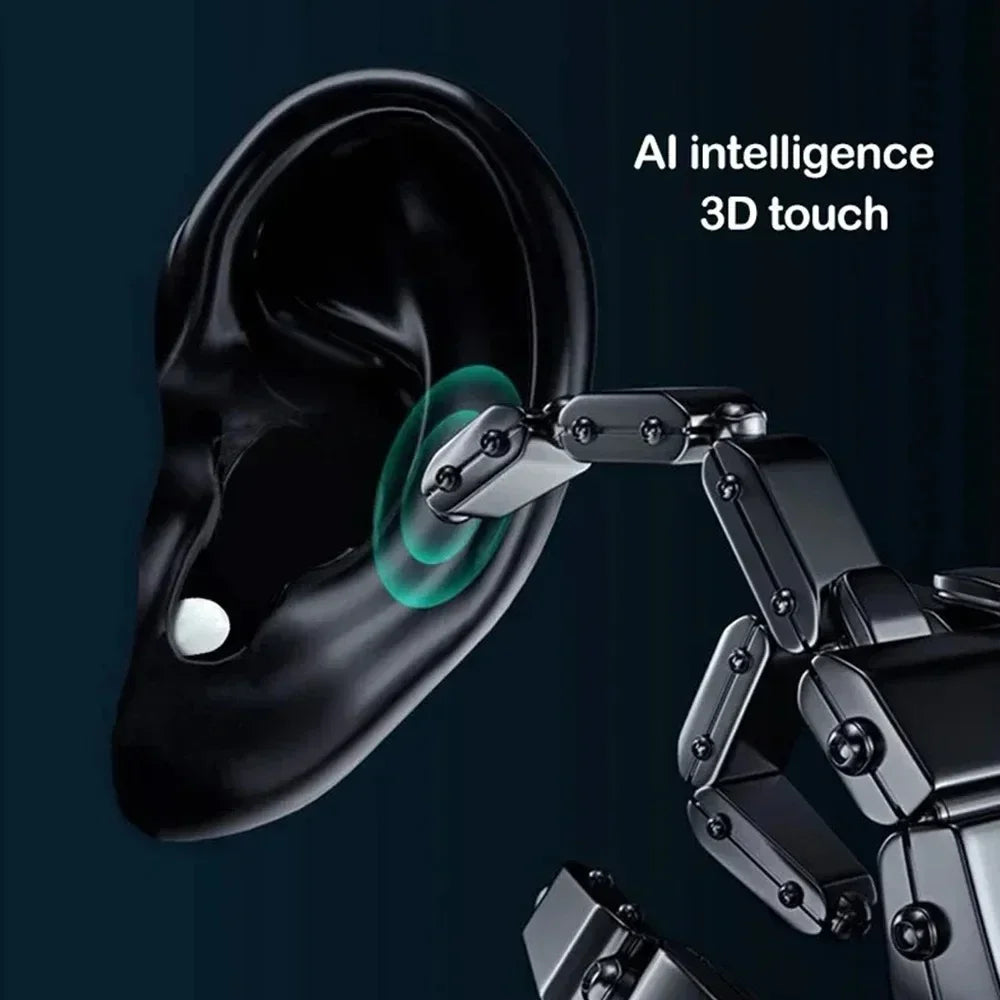 Mini Sleep Wireless Bluetooth Headphones TWS Headsets With Mic Stereo Sport In-ear EarphoneLong Standby HD Call Earbuds Game