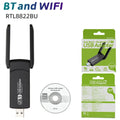 USB 3.0 WiFi Adapter 1300Mbps For Bluetooth 4.2 Dual Band 2.4G/5GHz USB Network Card Wireless Receiver For Desktop Laptop