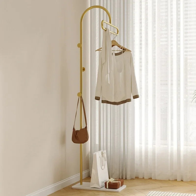 Household Clothes Hanger Floor-standing Bedroom Simple Clothes Hanger Clothes Rack Popular Coat Rack Clothes Hanger Storage