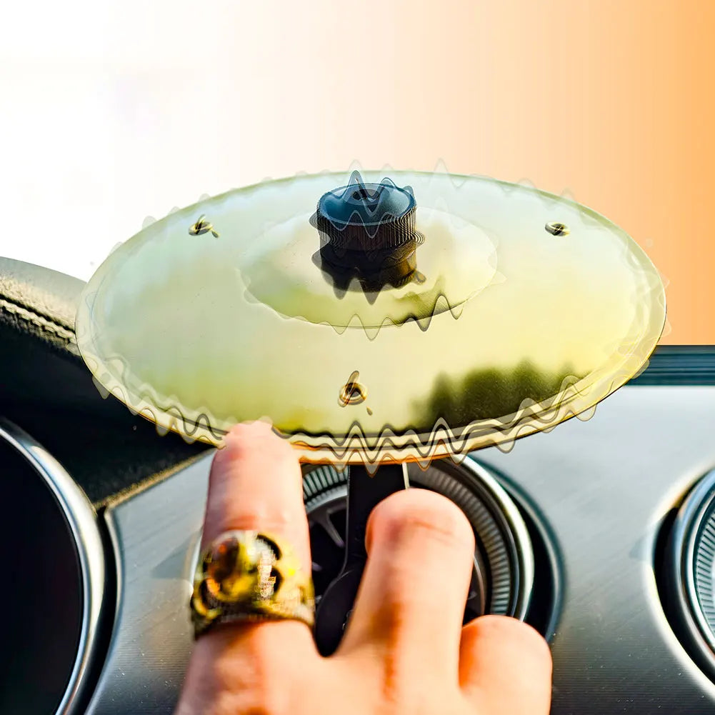 2/1PC Vehicles Musical Saucer Car Crash Cymbal Alloy Car Crash Drums Cymbal Air Vent Drum Mini Drum Clip-On Mini for Music Vent