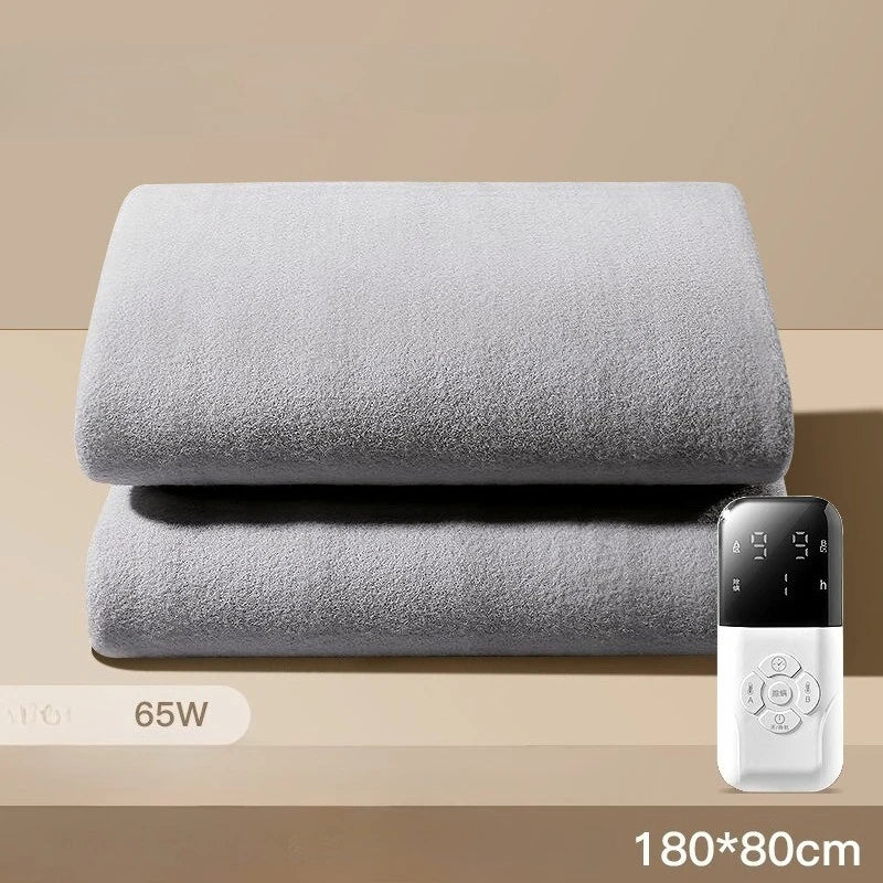 Graphene Electric Heated Blanket Dual Control Single Double Washable Home Dorm Energy Saving Fast Heating Auto Shutoff Cobertor