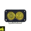Car Spotlight 3 Inch White Yellow LED Pod Driving Work Light for Pickup Motorcycle Truck Offroad Roof Luggage Rack Lamp