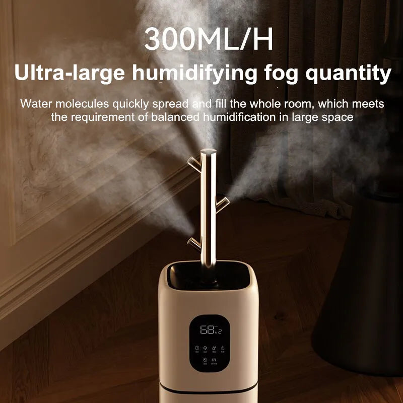 9L Ultra-Large Capacity Warm Humidifier Intelligent Constant Humidity +UV Sterilization WIFI Control Bedroom Living Room Office