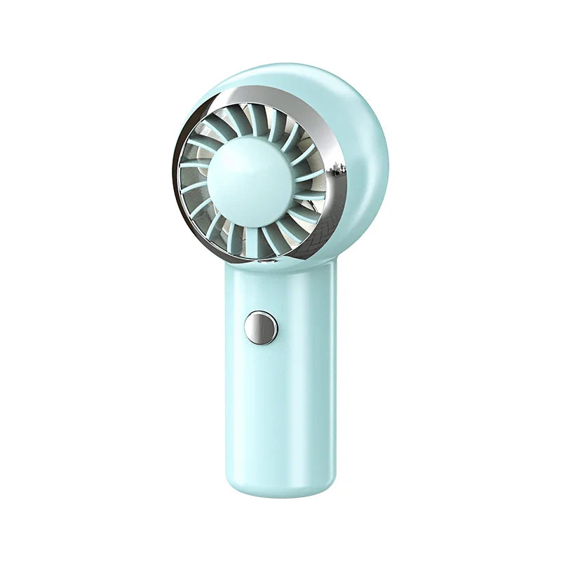 2025 New Handheld Mini Fan with 3 Level Speeds, Strong Wind, USB Pocket Fan Rechargeable, Easy Storage, Perfect for Outdoor Use.