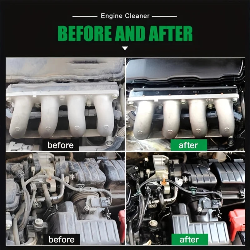 Engine Bay Cleaner Engine Shine Protector Detailer Decontamination Deep Degreasing Compartment Heavy Oil Dust Car Cleaning Tools