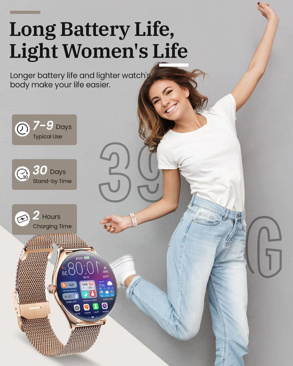 2025 New Amazfit BT Call waterproof SmartWatch Women Watches Men Sports Fitness Tracker Heart Rate Smartwatch For Android apple