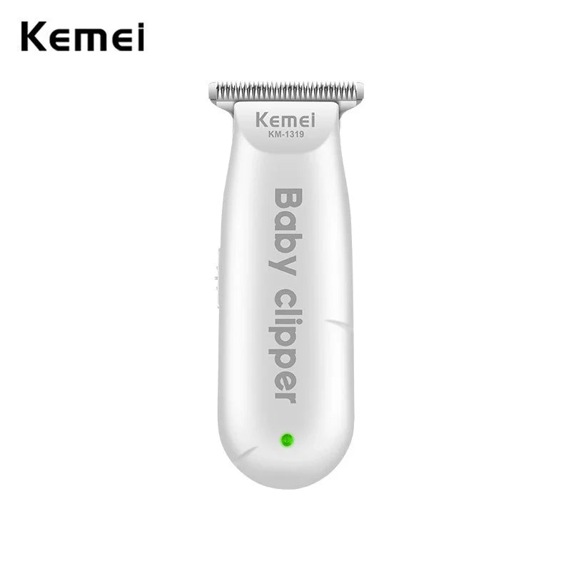 Kemei 1319 Portable Mini Kids Hair Cutting Machine Electric Baby Hair Trimmer Low Noise Hair Clipper Rechargeable Shaver Mute