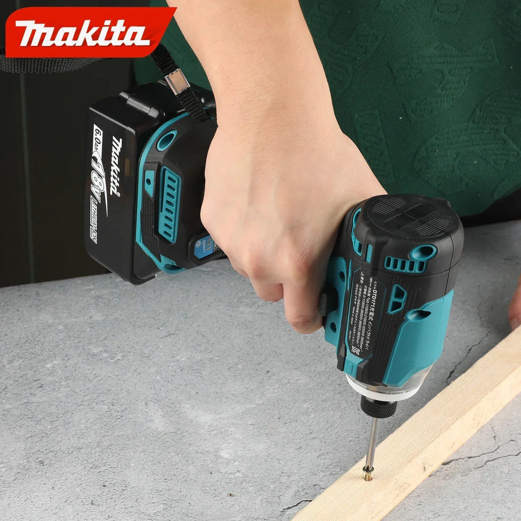 Makita DTD171 Brushless Impact Driver: Cordless Power Tools, 18V BL Motor, Rechargeable Screwdriver Drills, Bare Tool Unit