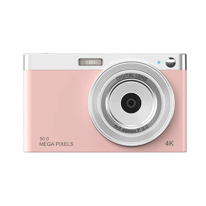 50MP Kids Digital Camera For Photography 4K Video Recording Camcorder 2.88" IPS Screen Children Compact Selfie Camera Auto Focus